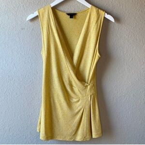 Banana Republic Yellow Polka Dot Top